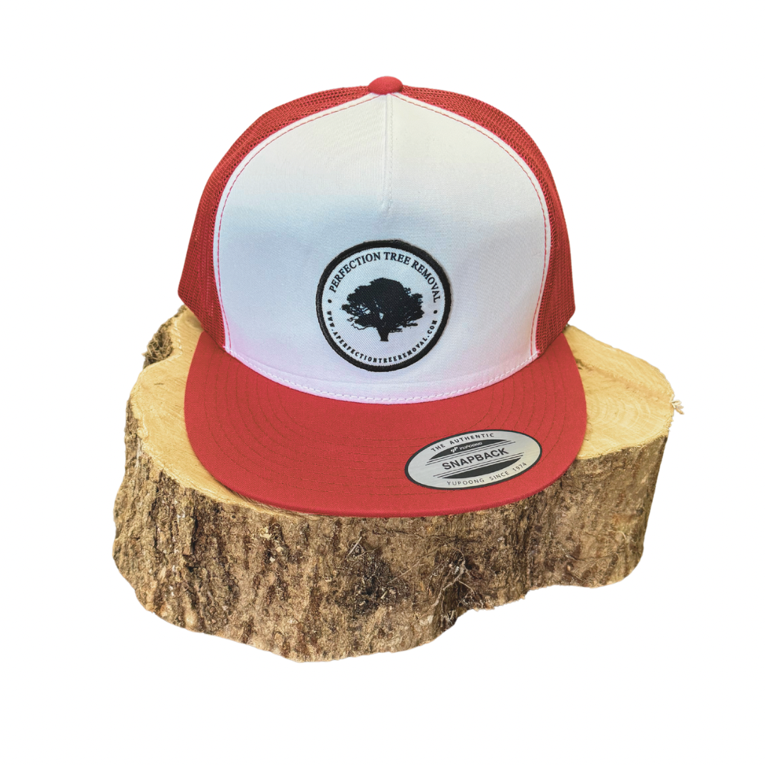 Perfection Tree Removal Embroidered Patch Trucker Hat