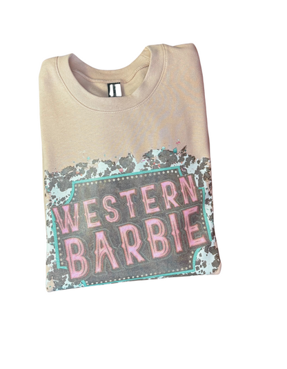 Western Barbie Crewneck