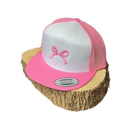 Pink Bow Trucker Hat